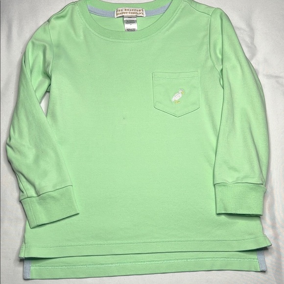 The Beaufort Bonnet Company mint Green Long Sleeve Tee - Picture 5 of 5